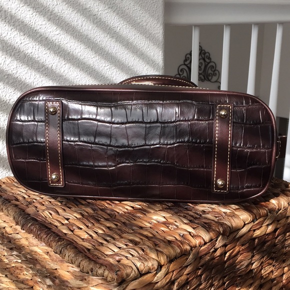 ✨NEW✨Dooney & Bourke OAKDALE ZIP ZIP Satchel in ESPRESSO/BROWN TMORO - Picture 9 of 16